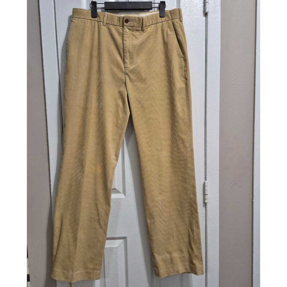 Men's Polo by Ralph Lauren Corduroy Pants Waist 34 Beige